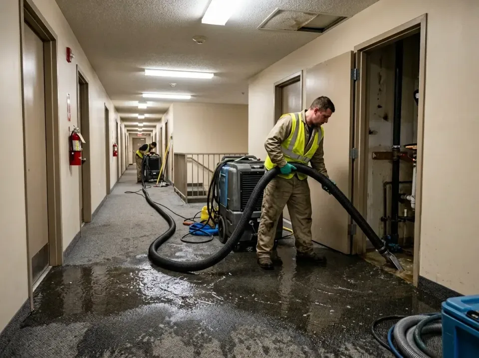 multi-unit-apartment-hallway-f-005 — frequently asked questions, Emergency Burst Pipe Water Extraction & Removal in Wheeler…